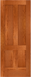 Flat  Panel   Washington  Cherry  Doors